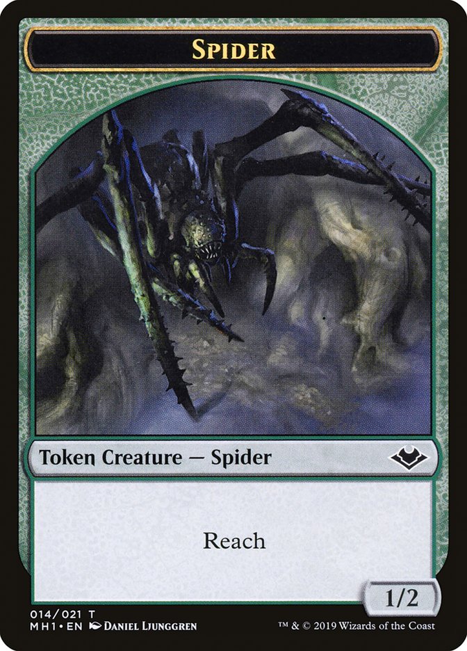 Spider Token [Modern Horizons Tokens] | Tables and Towers