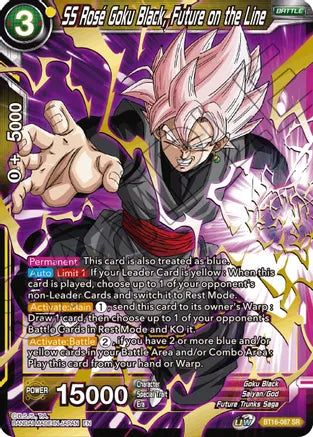 SS Rose Goku Black, Future on the Line (BT16-087) [Realm of the Gods] | Tables and Towers