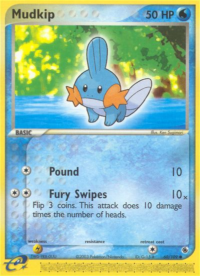 Mudkip (60/109) [EX: Ruby & Sapphire] | Tables and Towers