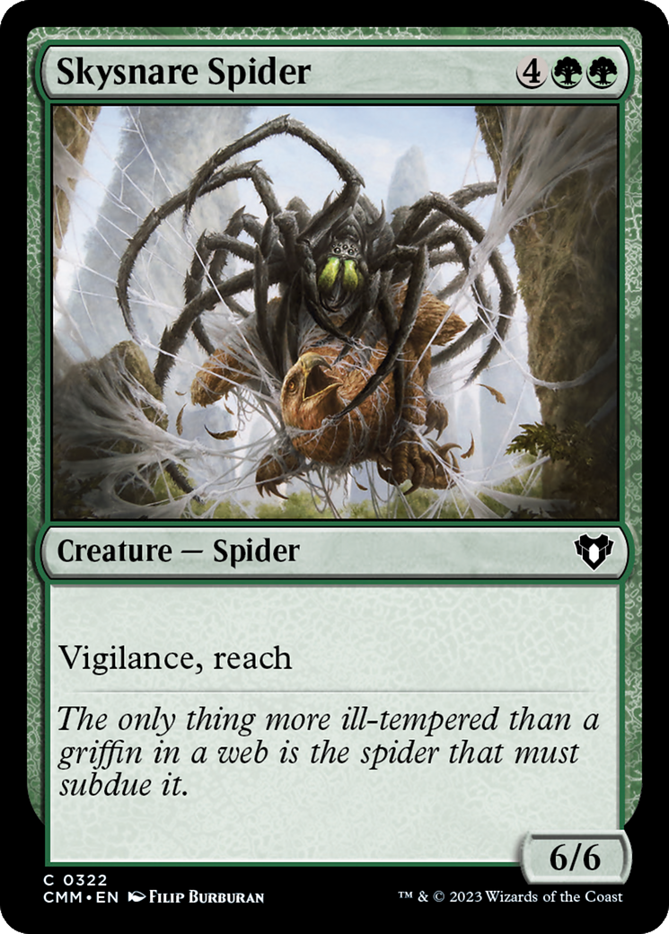 Skysnare Spider [Commander Masters] | Tables and Towers