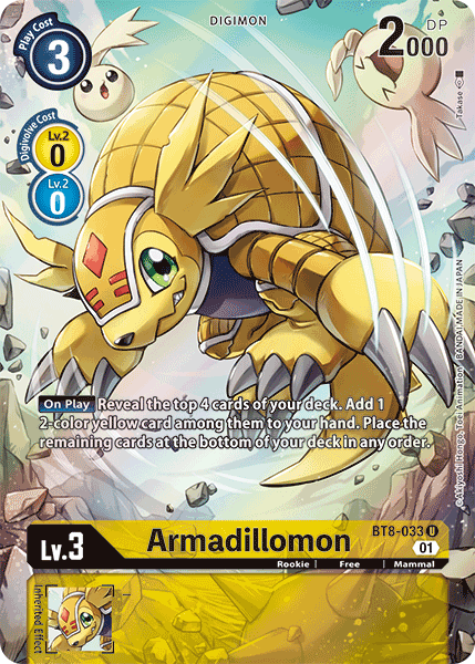 Armadillomon [BT8-033] (Alternate Art) [New Awakening] | Tables and Towers