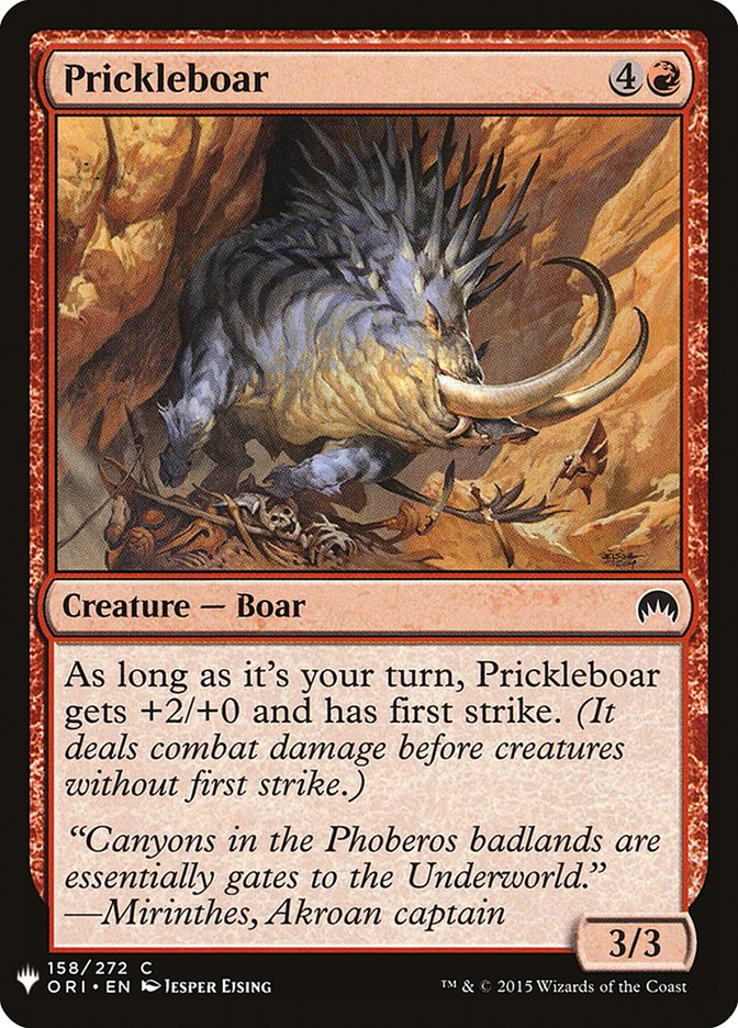 Prickleboar [Mystery Booster] | Tables and Towers