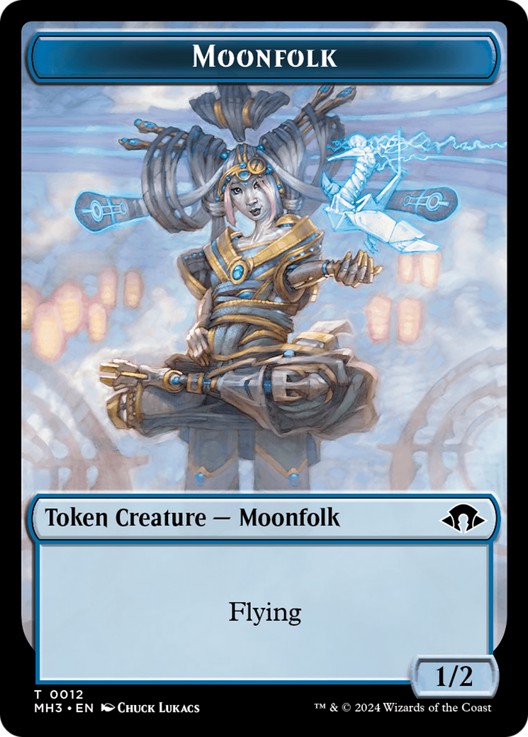 Moonfolk // Energy Reserve Double-Sided Token [Modern Horizons 3 Tokens] | Tables and Towers