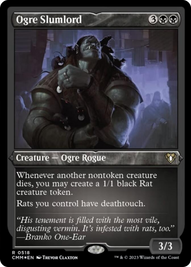 Ogre Slumlord (Foil Etched) [Commander Masters] | Tables and Towers