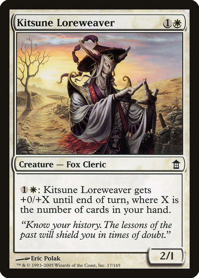 Kitsune Loreweaver [Saviors of Kamigawa] | Tables and Towers