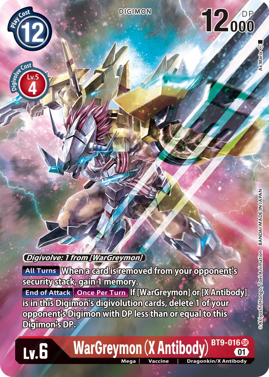 WarGreymon (X Antibody) [BT9-016] (Alternate Art) [X Record] | Tables and Towers