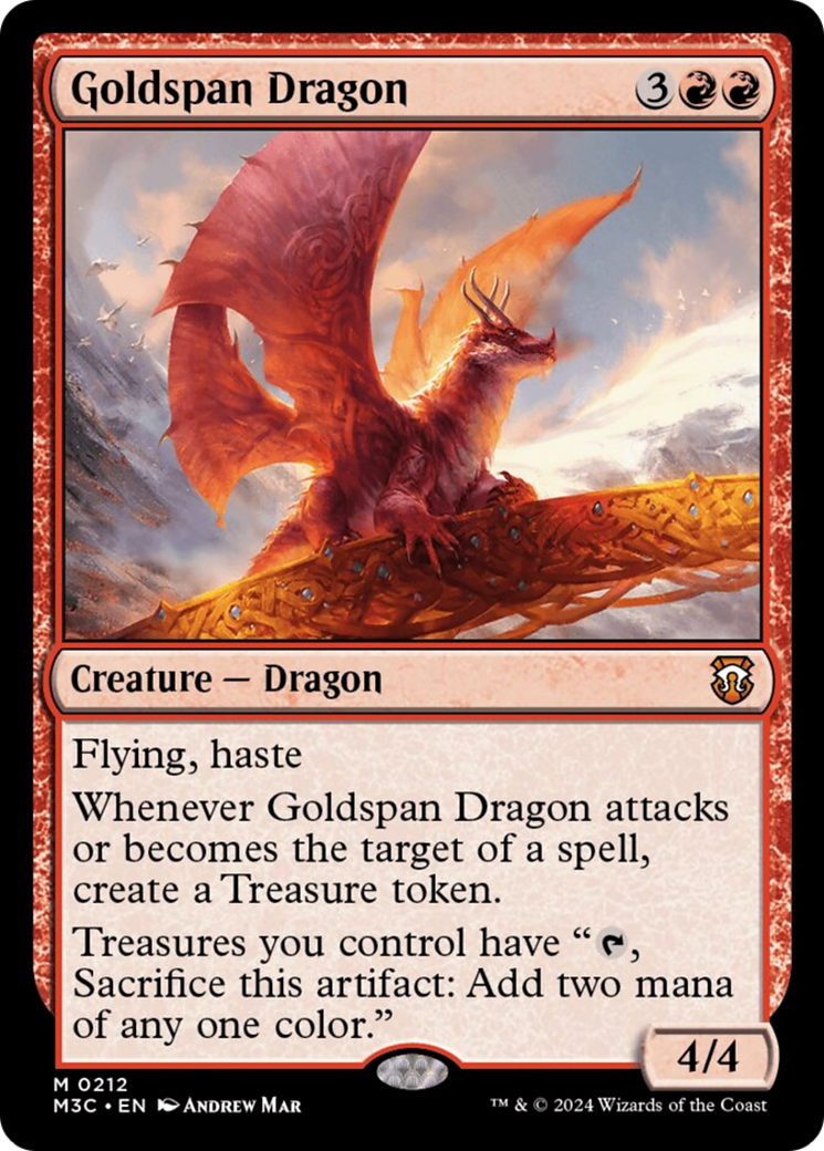 Goldspan Dragon [Modern Horizons 3 Commander] | Tables and Towers