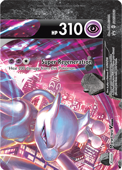 Mewtwo V-Union (SWSH160) [Sword & Shield: Black Star Promos] | Tables and Towers