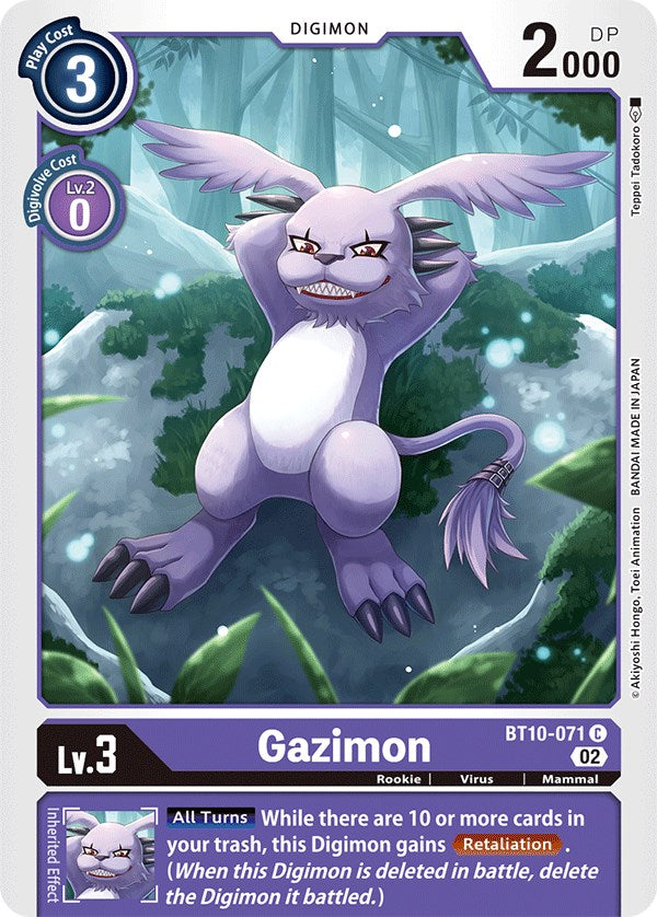 Gazimon [BT10-071] [Xros Encounter] | Tables and Towers