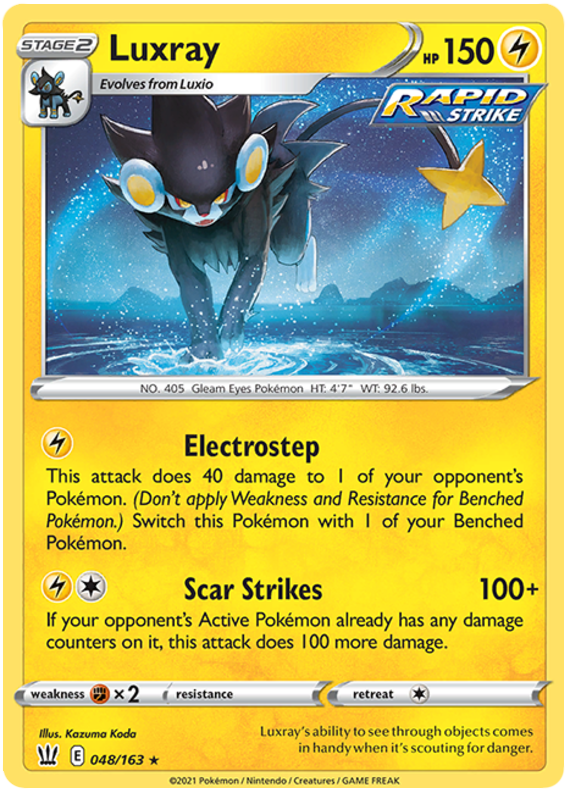 Luxray (048/163) [Sword & Shield: Battle Styles] | Tables and Towers