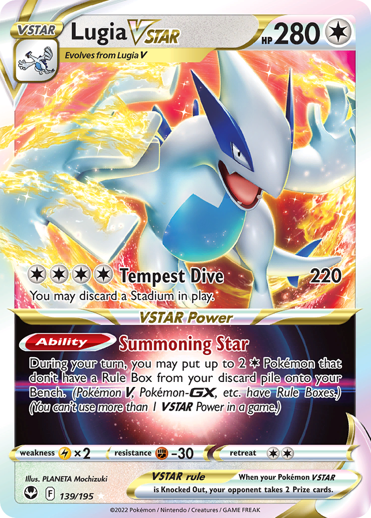 Lugia VSTAR (139/195) (Jumbo Card) [Sword & Shield: Silver Tempest] | Tables and Towers