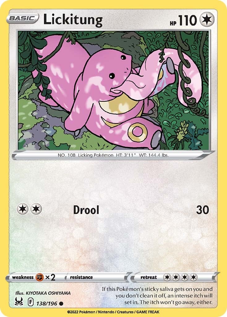 Lickitung (138/196) [Sword & Shield: Lost Origin] | Tables and Towers