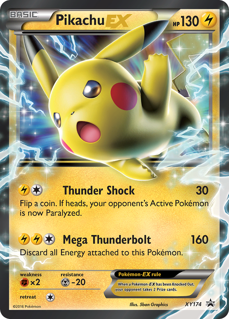 Pikachu EX (XY174) [XY: Black Star Promos] | Tables and Towers