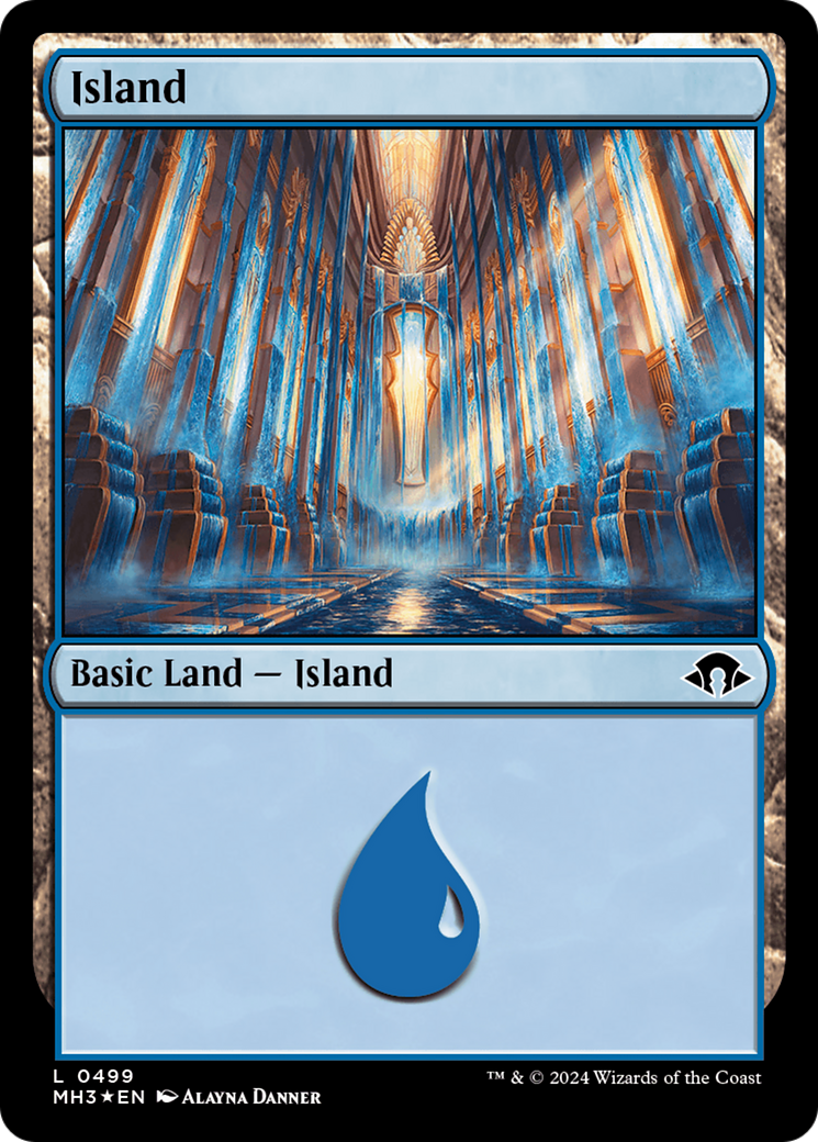 Island (0499) (Ripple Foil) [Modern Horizons 3] | Tables and Towers