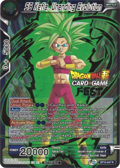 SS Kefla, Unending Evolution (Card Game Fest 2022) (BT15-047) [Tournament Promotion Cards] | Tables and Towers