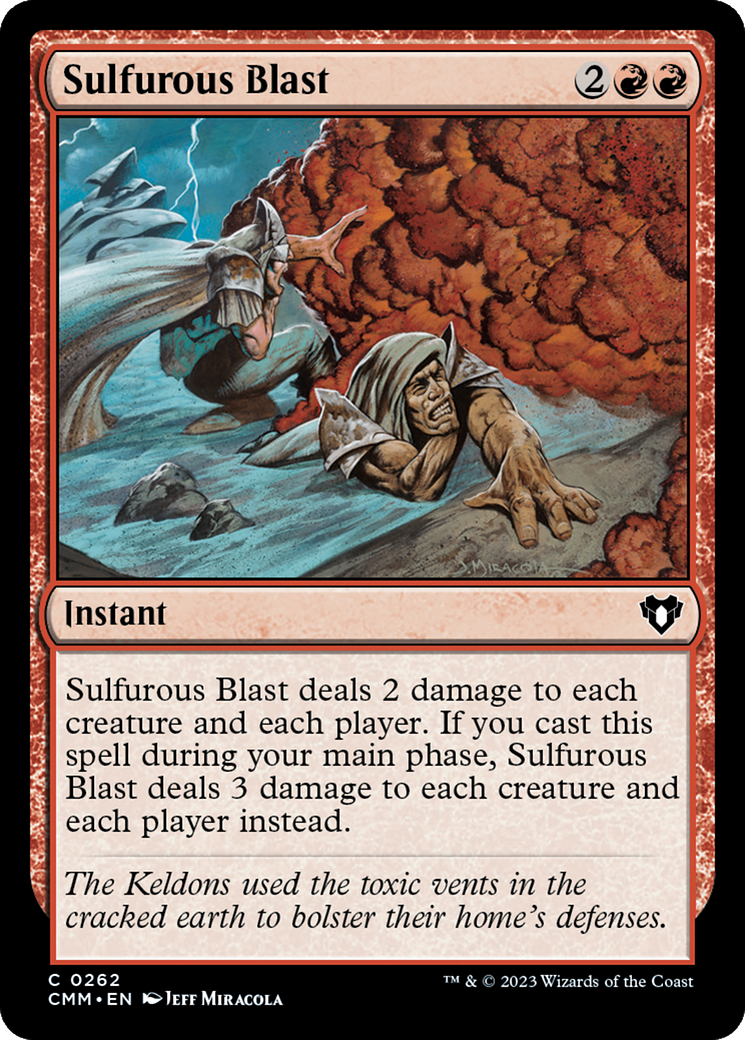 Sulfurous Blast [Commander Masters] | Tables and Towers