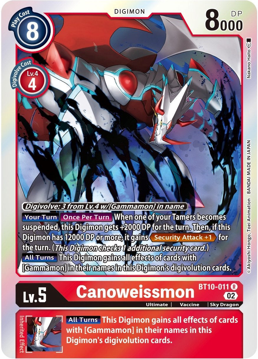 Canoweissmon [BT10-011] [Xros Encounter] | Tables and Towers