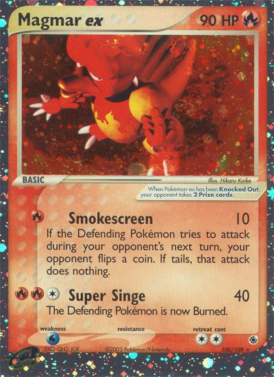 Magmar ex (100/109) [EX: Ruby & Sapphire] | Tables and Towers