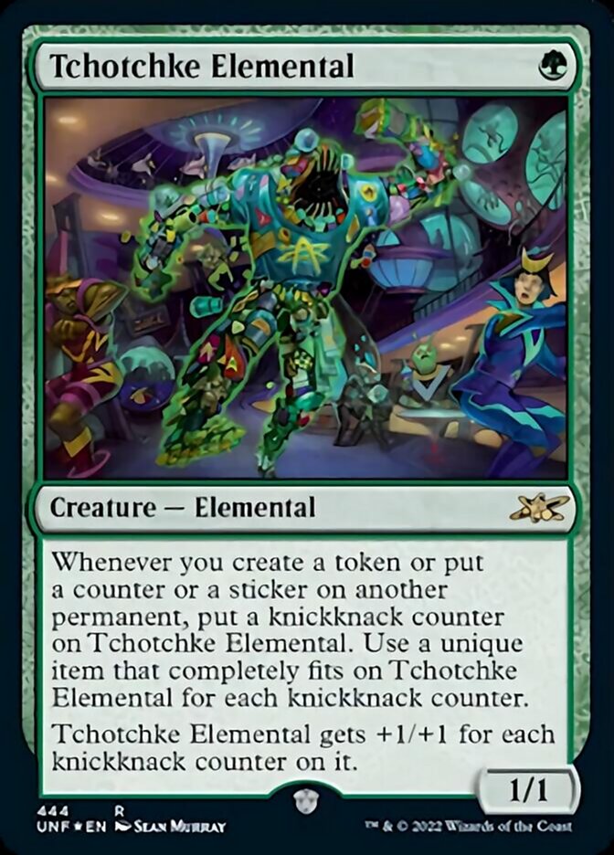 Tchotchke Elemental (Galaxy Foil) [Unfinity] | Tables and Towers