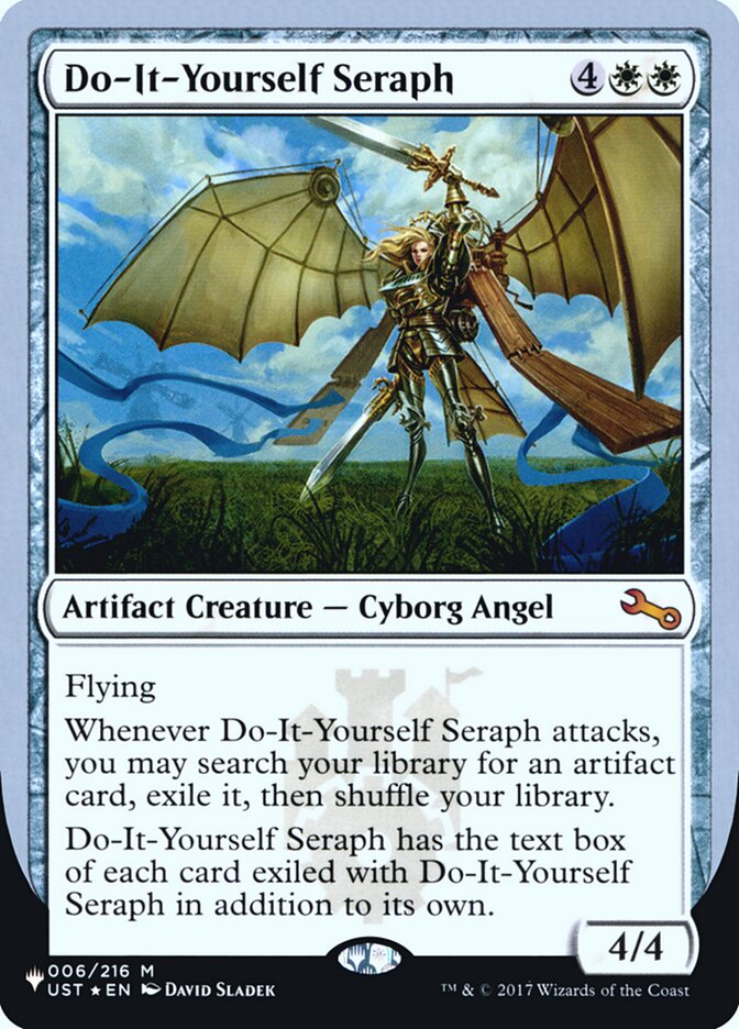 Do-It-Yourself Seraph (Unfinity Foil Edition) [The List] | Tables and Towers