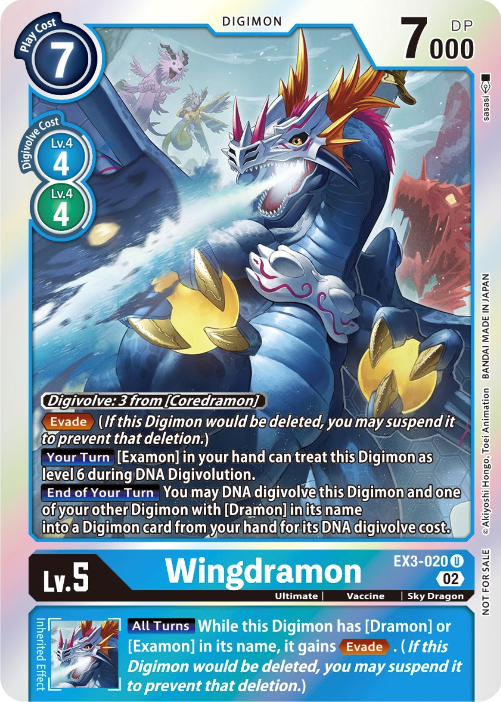 Wingdramon [EX3-020] (Alternate Art) [Draconic Roar] | Tables and Towers