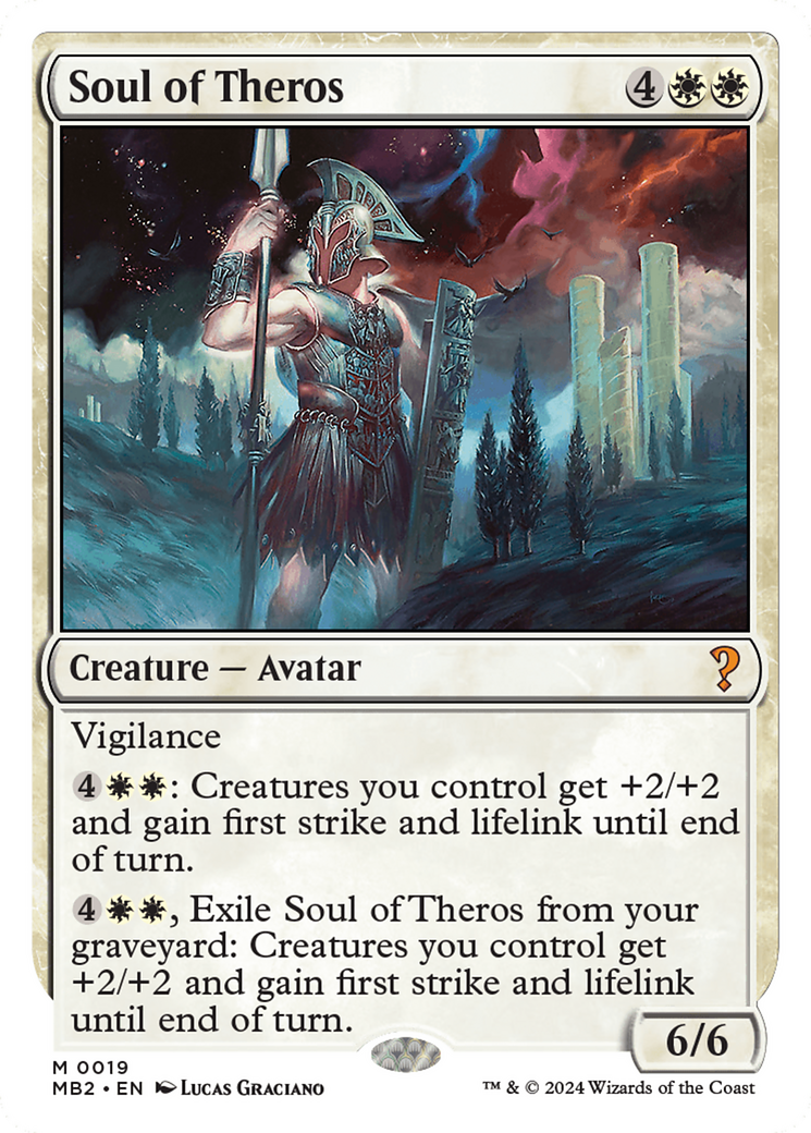 Soul of Theros (White Border) [Mystery Booster 2] | Tables and Towers