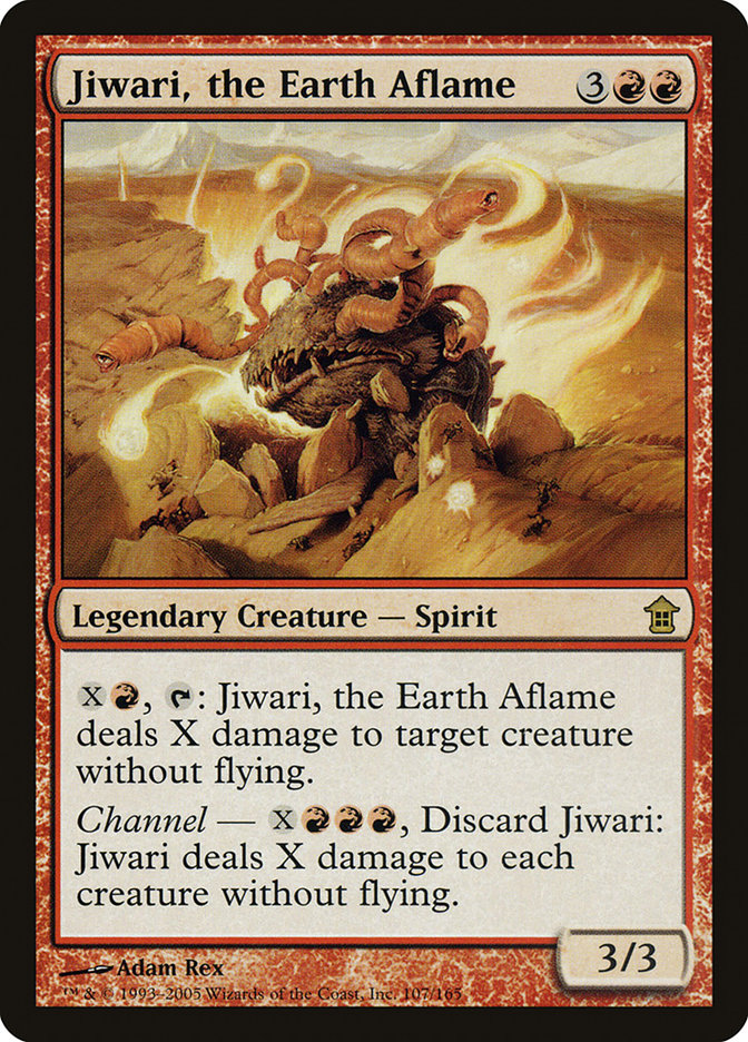 Jiwari, the Earth Aflame [Saviors of Kamigawa] | Tables and Towers