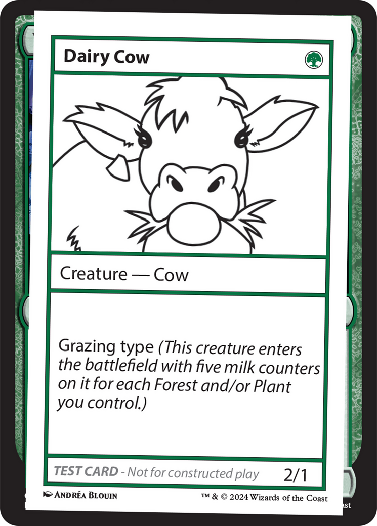 Dairy Cow [Mystery Booster 2 Playtest Cards] | Tables and Towers