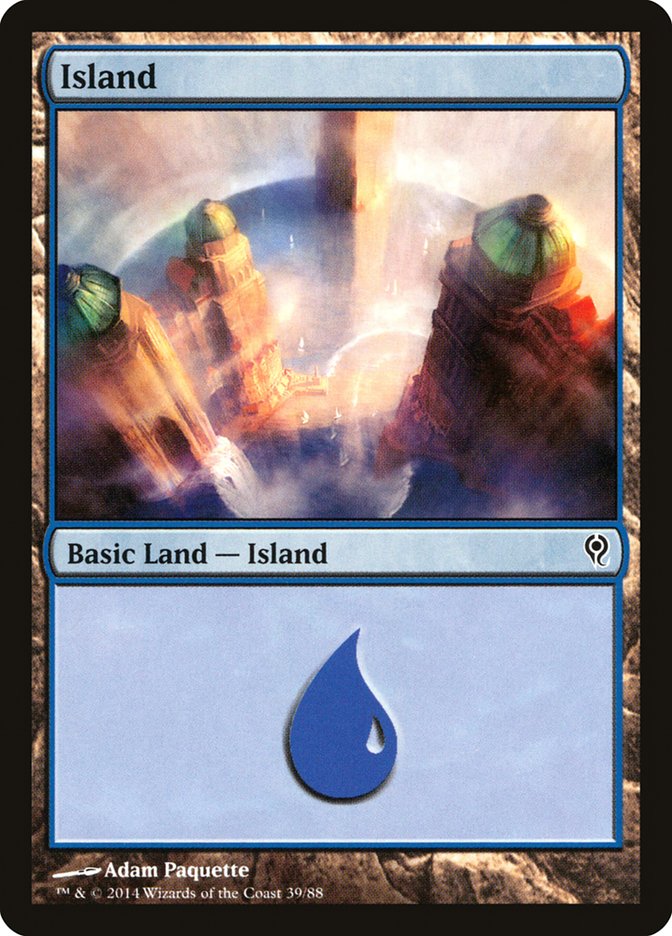 Island (39) [Duel Decks: Jace vs. Vraska] | Tables and Towers