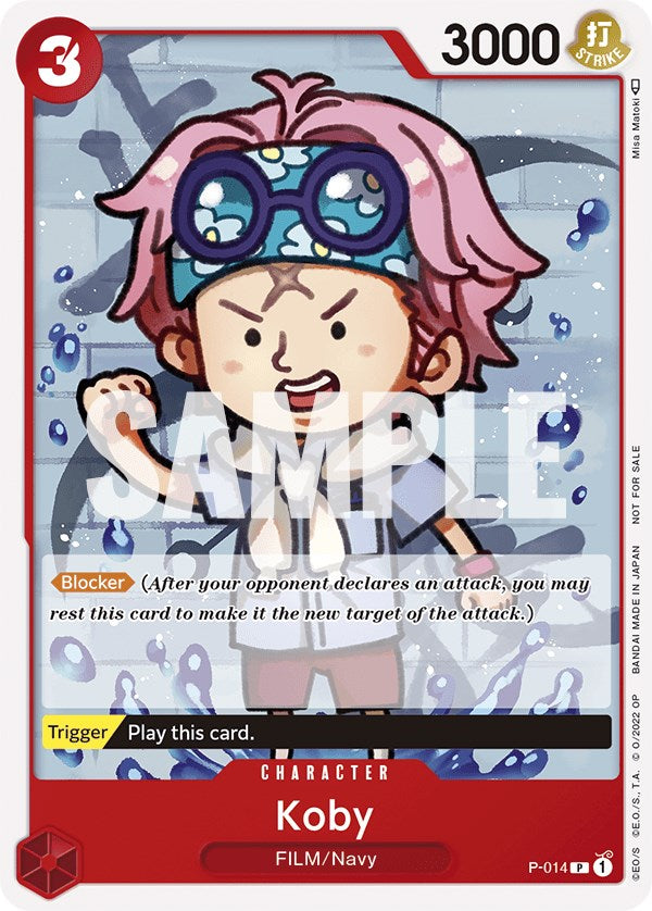 Koby (One Piece Film Red) [One Piece Promotion Cards] | Tables and Towers