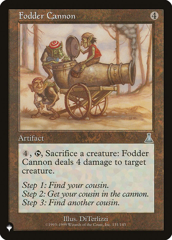 Fodder Cannon [The List] | Tables and Towers