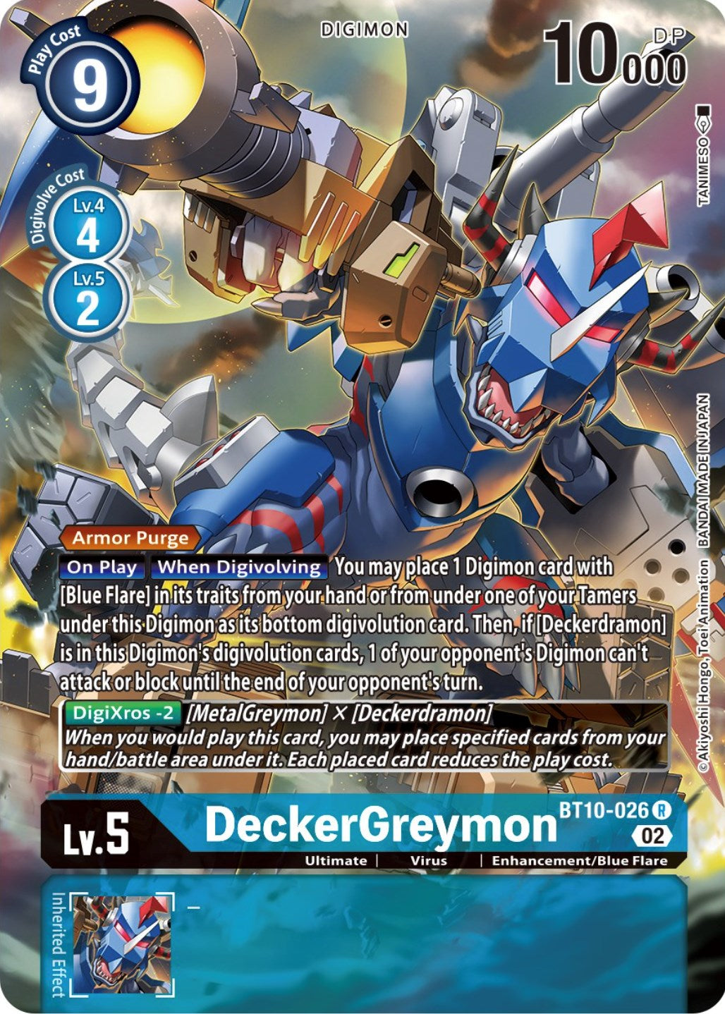 DeckerGreymon [BT10-026] (Alternate Art) [Xros Encounter] | Tables and Towers