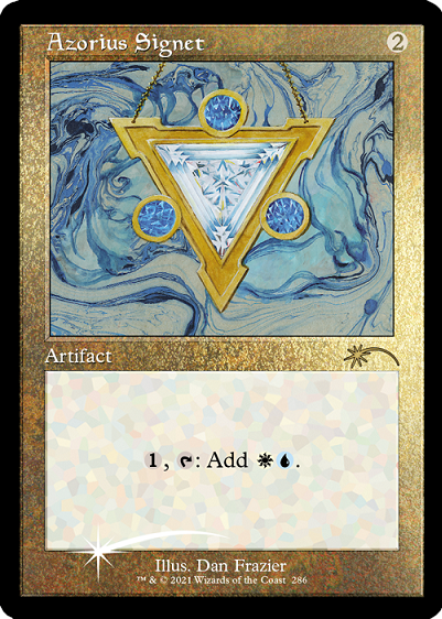 Azorius Signet (Retro) (Foil Etched) [Secret Lair Drop Series] | Tables and Towers