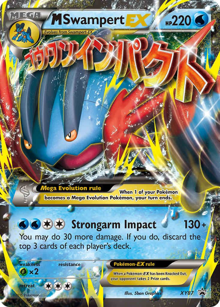 M Swampert EX (XY87) [XY: Black Star Promos] | Tables and Towers