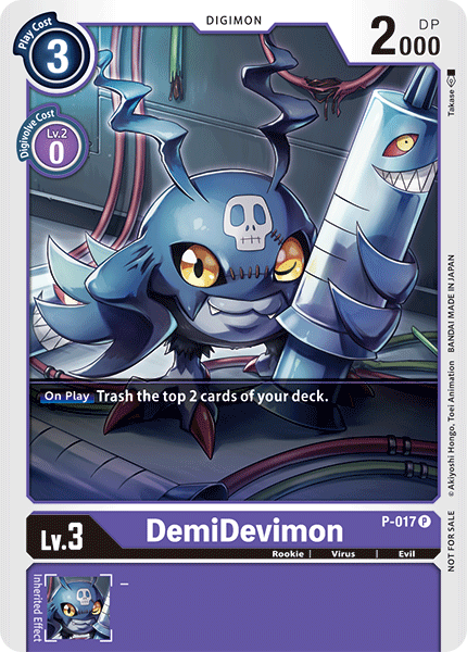 DemiDevimon [P-017] [Promotional Cards] | Tables and Towers