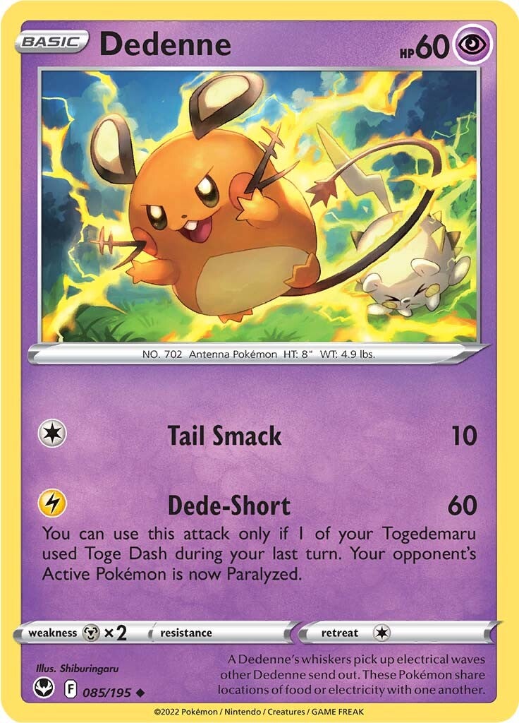 Dedenne (085/195) [Sword & Shield: Silver Tempest] | Tables and Towers