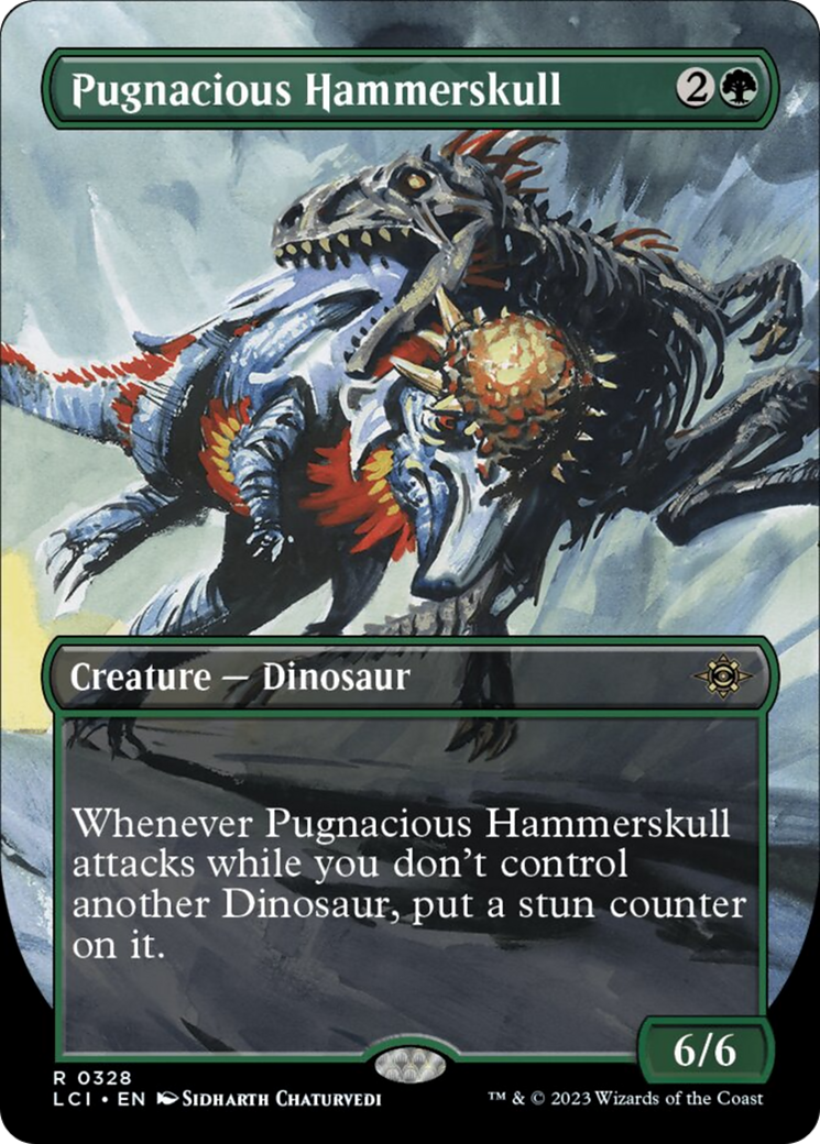 Pugnacious Hammerskull (Borderless) [The Lost Caverns of Ixalan] | Tables and Towers