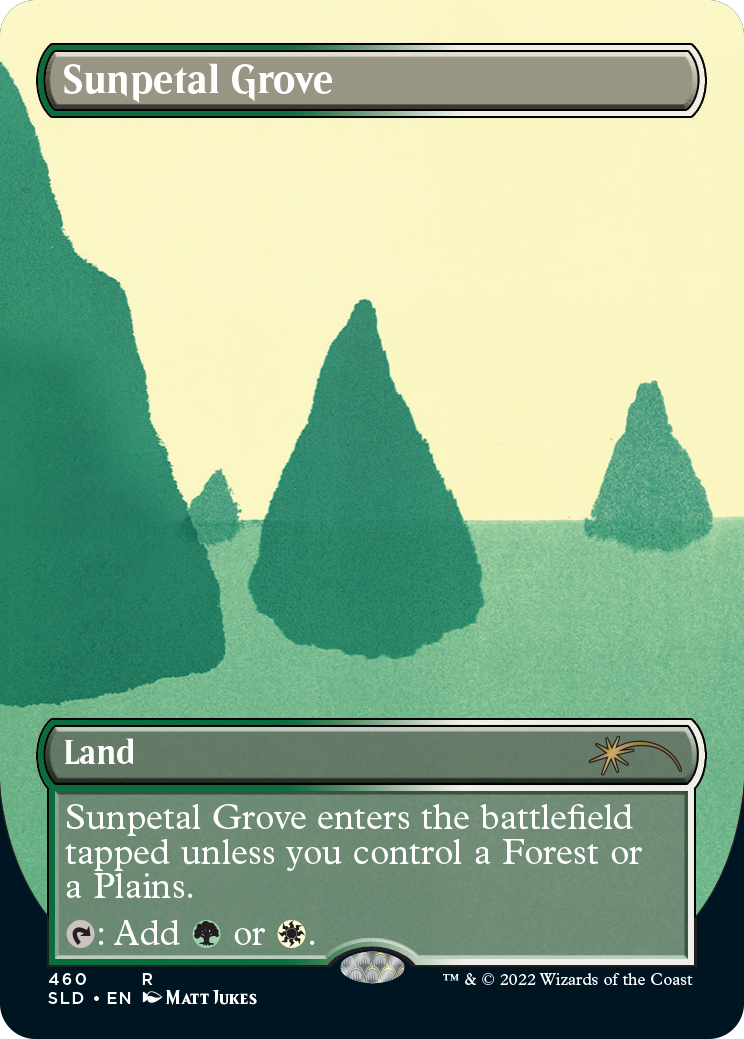 Sunpetal Grove (Borderless) [Secret Lair Drop Series] | Tables and Towers