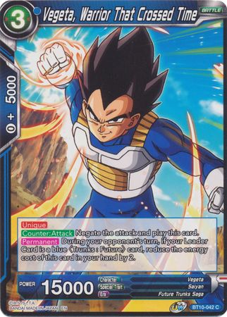 Vegeta, Warrior That Crossed Time (BT10-042) [Rise of the Unison Warrior 2nd Edition] | Tables and Towers