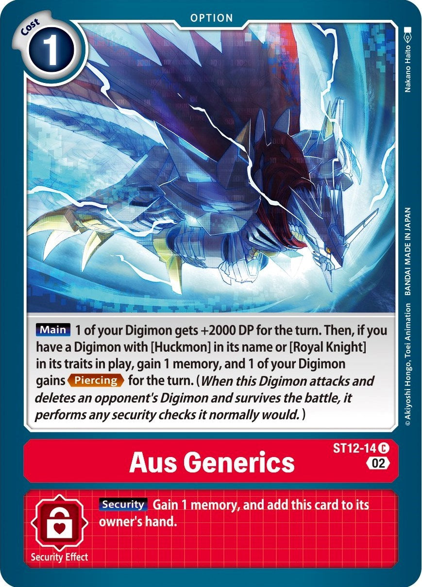 Aus Generics [ST12-14] [Starter Deck: Jesmon] | Tables and Towers