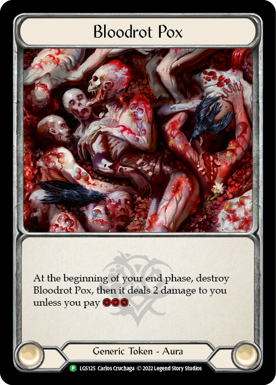 Bloodrot Pox // Frailty [LGS125 // LGS126] (Promo)  Cold Foil | Tables and Towers