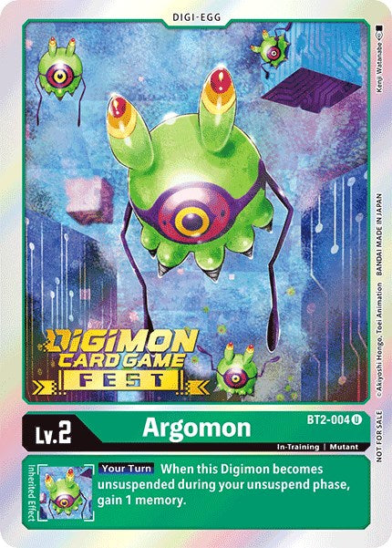 Argomon [BT2-004] (Digimon Card Game Fest 2022) [Release Special Booster Promos] | Tables and Towers