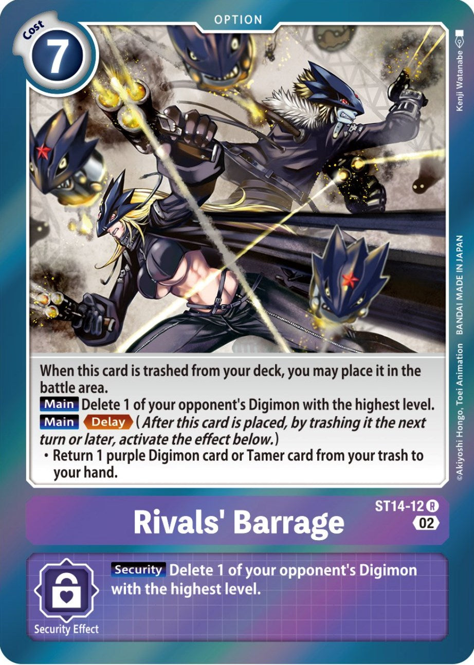 Rival's Barrage [ST14-12] [Starter Deck: Beelzemon Advanced Deck Set] | Tables and Towers