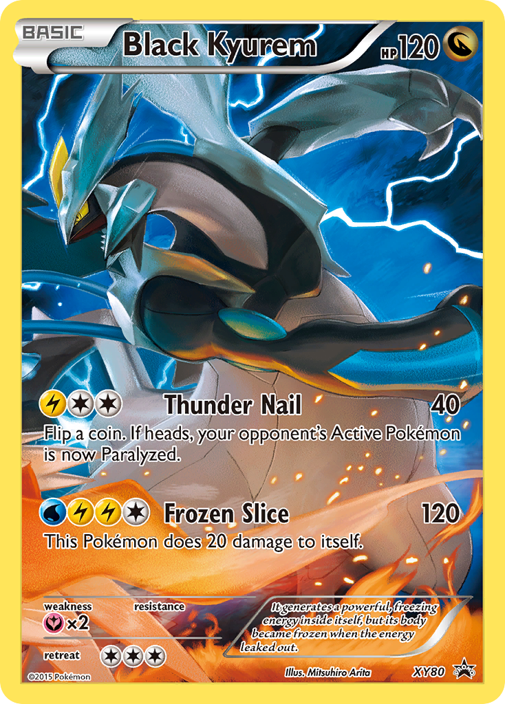 Black Kyurem (XY80) (Full Art Promo) [XY: Black Star Promos] | Tables and Towers