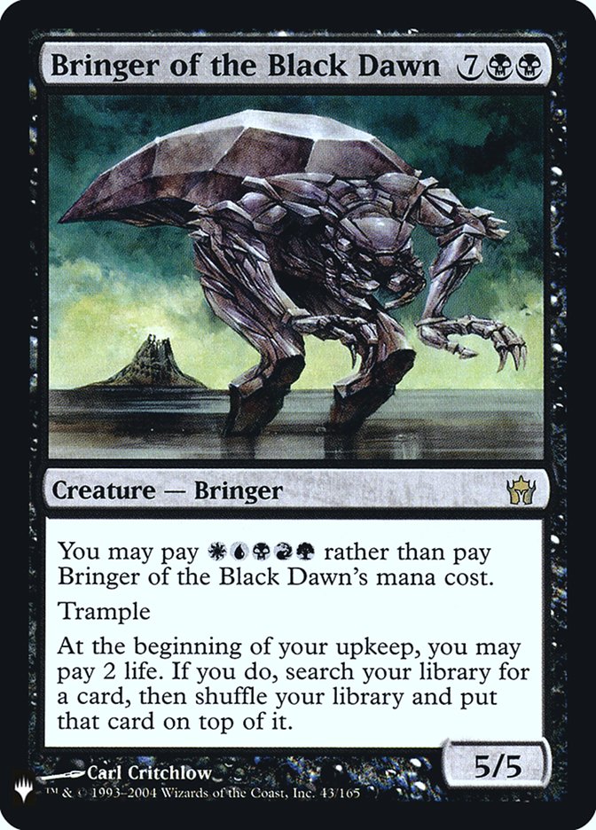 Bringer of the Black Dawn [Mystery Booster] | Tables and Towers