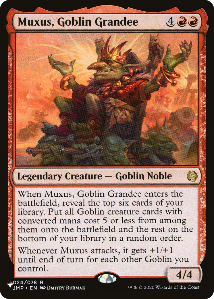 Muxus, Goblin Grandee [The List Reprints] | Tables and Towers