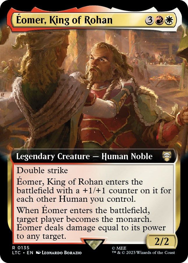 Eomer, King of Rohan (Extended Art) [The Lord of the Rings: Tales of Middle-Earth Commander] | Tables and Towers