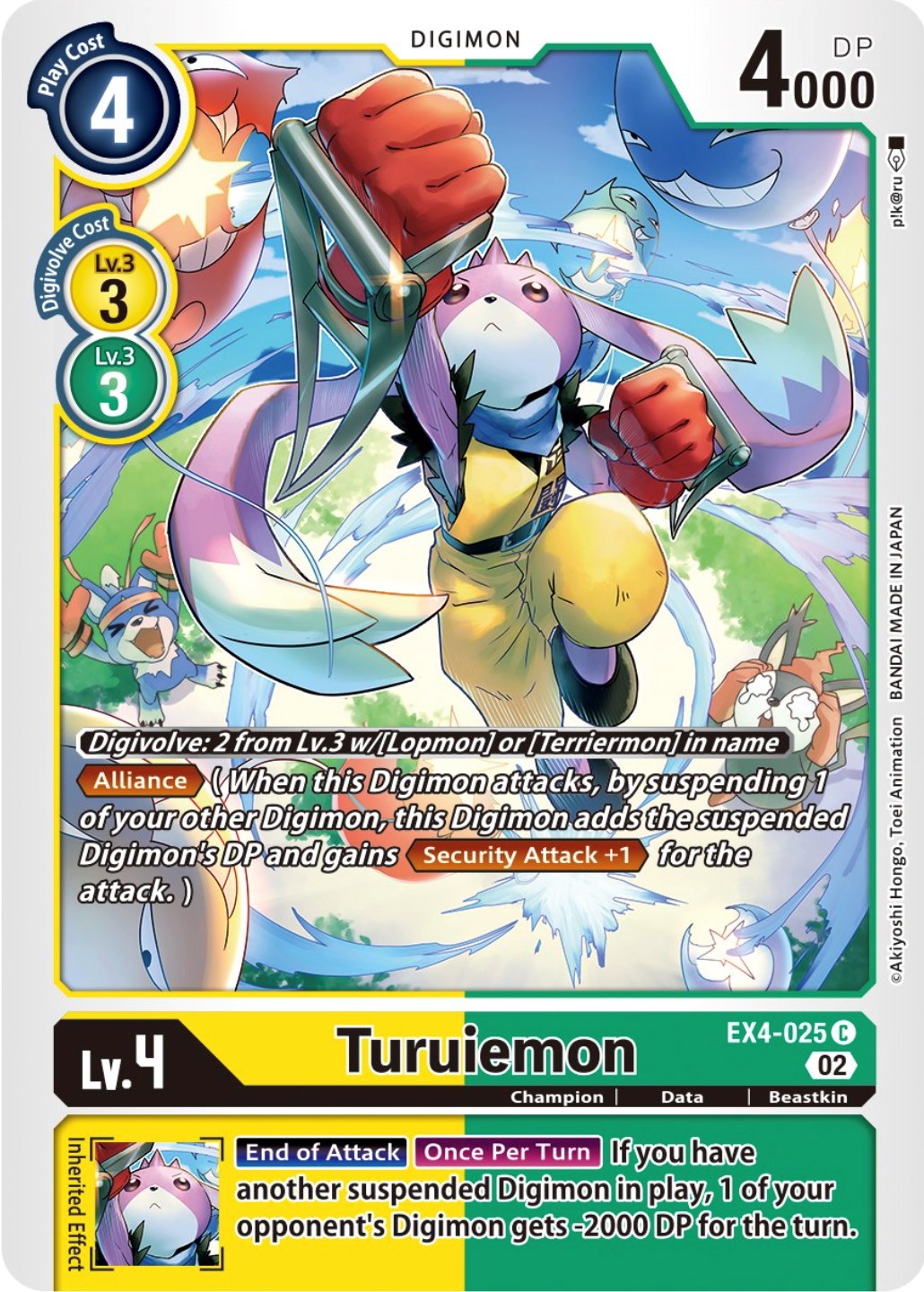 Turuiemon [EX4-025] [Alternative Being Booster] | Tables and Towers