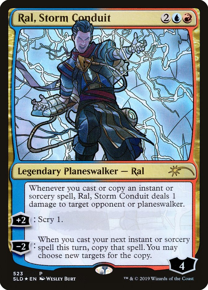 Ral, Storm Conduit (Stained Glass) [Secret Lair Drop Promos] | Tables and Towers