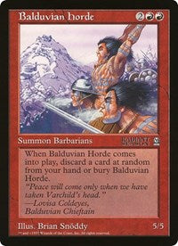 Balduvian Horde (Oversized) [Oversize Cards] | Tables and Towers